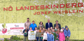Kindergarten Hollabrunn ist „Natur im Garten“ und „AckerKindergarten“