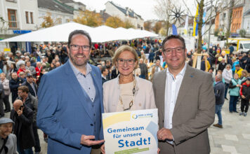 Neuer Hauptplatz in Amstetten eröffnet