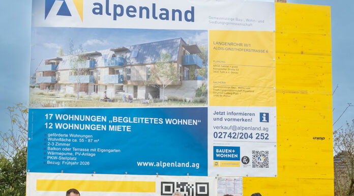 Spatenstich in Langenrohr