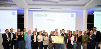 Upcycling-Projekt „UP!crete“ holt sich 10. Clusterland Award