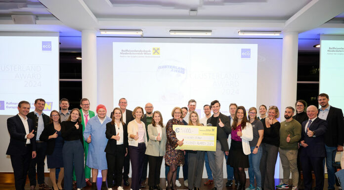 Upcycling-Projekt „UP!crete“ holt sich 10. Clusterland Award