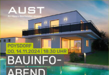 AUST-Bau Bauinfoabend 14.11.2024