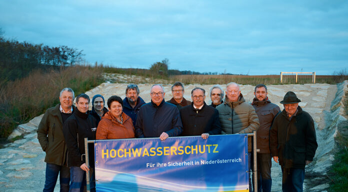 Hochwasserschutzprojekte in Wullersdorf erfolgreich abgeschlossen