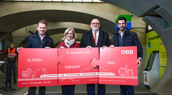 Westbahnstrecke wieder in Vollbetrieb