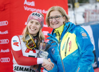 Katharina Liensberger wird Dritte beim Weltcupslalom am Semmering