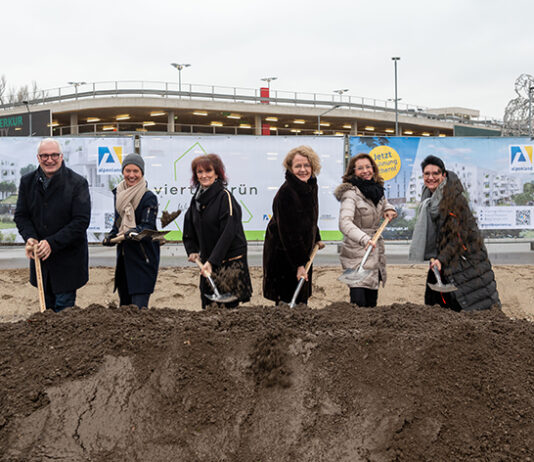 Start zum finalen Viertel im „ein viertel grün“