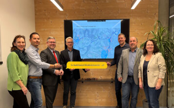 LR Ludwig Schleritzko besichtigt Blindenmarkts Bauprojekte