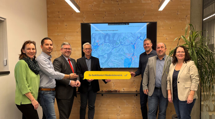 LR Ludwig Schleritzko besichtigt Blindenmarkts Bauprojekte