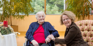 46 Bewohnerinnen und Bewohner, die älter als 100 Jahre sind