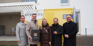 Feierliche Schlüsselübergabe in Kirchberg am Wagram