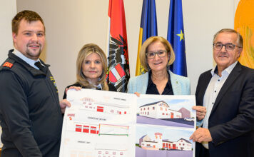 Unterstützung des Landes für Feuerwehrhaus-Zubau in Göpfritz an der Wild zugesagt