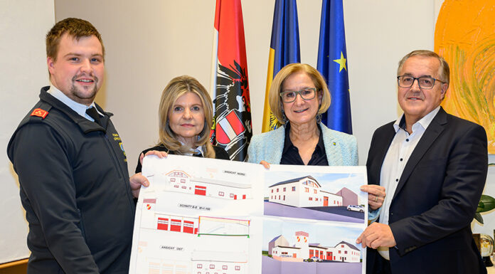 Unterstützung des Landes für Feuerwehrhaus-Zubau in Göpfritz an der Wild zugesagt
