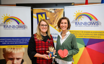 RAINBOWS NÖ unterstützt Kinder und Jugendliche nach Elterntrennung und Tod nahestehender Menschen