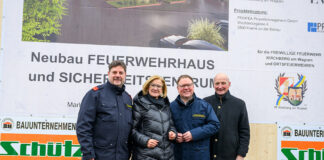 Spatenstich für neues Feuerwehr- und Sicherheitszentrum in Kirchberg am Wagram