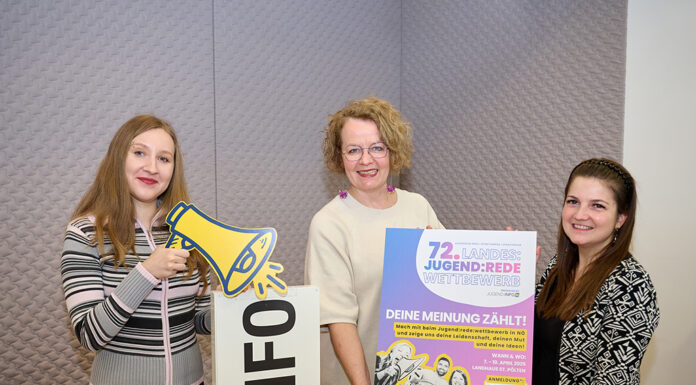 NÖ Jugendredewettbewerb 2025: Starke Stimmen für eine starke Zukunft gesucht