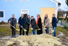 Spatenstich für Ausbau der Kinderbetreuung in Meiseldorf
