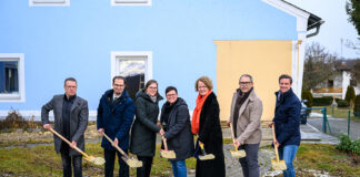 Spatenstich für Ausbau der Kinderbetreuung in Meiseldorf