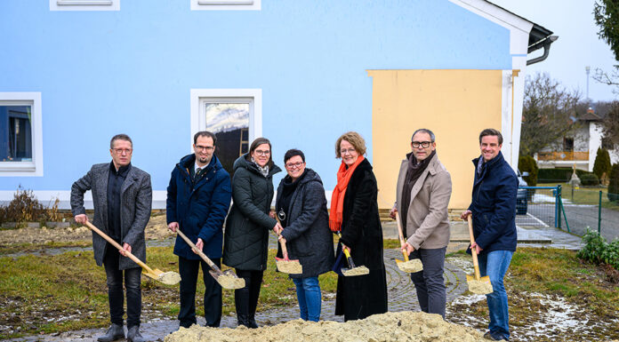 Spatenstich für Ausbau der Kinderbetreuung in Meiseldorf