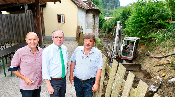 Mehr Hochwasser-Sicherheit in der Gemeinde Wienerwald