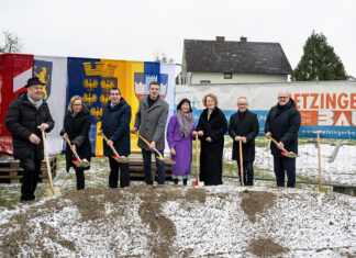 Spatenstich für Ausbau der Kinderbetreuung in Loosdorf