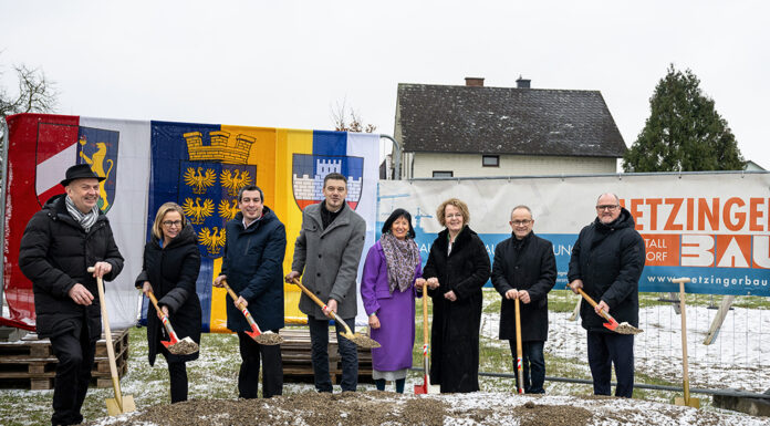Spatenstich für Ausbau der Kinderbetreuung in Loosdorf