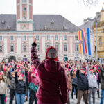 Ein Zeichen gegen Gewalt in St. Pölten