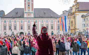 Ein Zeichen gegen Gewalt in St. Pölten