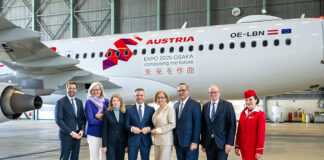 Austrian Airlines als Botschafter der Österreich-Teilnahme an der Expo 2025