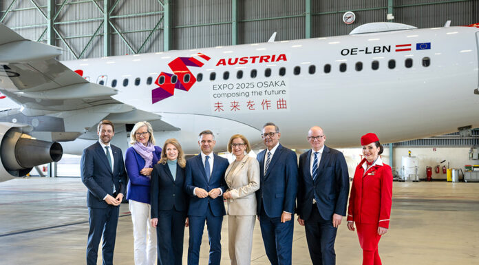 Austrian Airlines als Botschafter der Österreich-Teilnahme an der Expo 2025