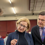Infrastrukturminister Hanke und Landeshauptfrau Mikl-Leitner am ÖBB-Bildungscampus in St. Pölten