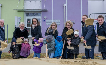 Spatenstich für Ausbau der Kinderbetreuung in St. Pölten