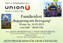 Familienfest im Aktiv Pferdestall Union Mostviertel