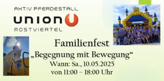 Familienfest im Aktiv Pferdestall Union Mostviertel