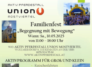Familienfest im Aktiv Pferdestall Union Mostviertel
