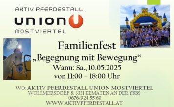 Familienfest im Aktiv Pferdestall Union Mostviertel