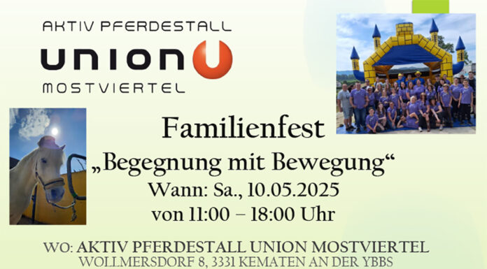 Familienfest im Aktiv Pferdestall Union Mostviertel