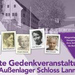 Erste KZ-Gedenkveranstaltung beim Schloss Lannach