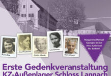 Erste KZ-Gedenkveranstaltung beim Schloss Lannach