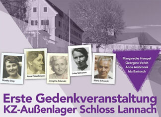 Erste KZ-Gedenkveranstaltung beim Schloss Lannach