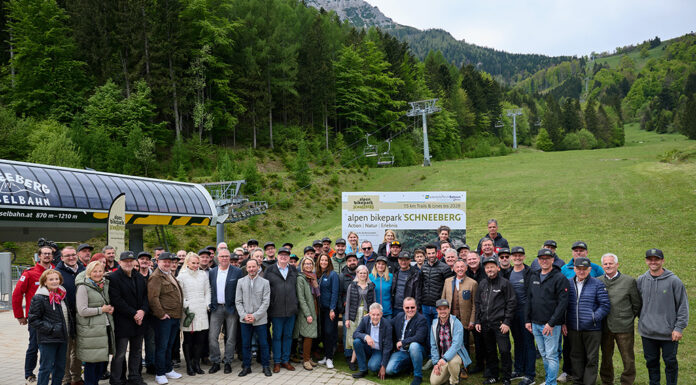 Spatenstich für Alpen Bikepark Schneeberg