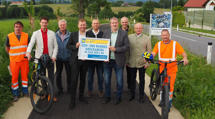 Neuer Geh- und Radweg in Aschbach-Markt