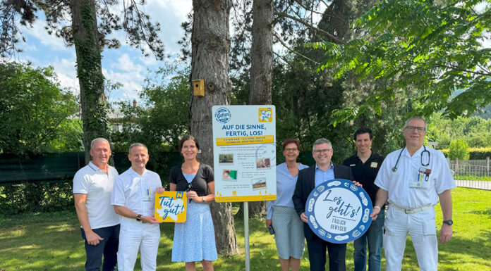 Erster „Tut gut!“-Schritteweg im Landesklinikum Scheibbs eröffnet