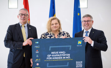 „HNÖ hilft!“: Neue HNO-OP-Kapazitäten für Kinder in Niederösterreich
