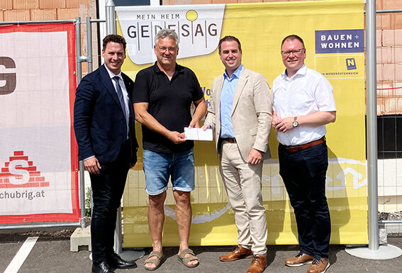 Ein Meilenstein auf dem Weg zum neuen Zuhause in Kirchberg am Wagram