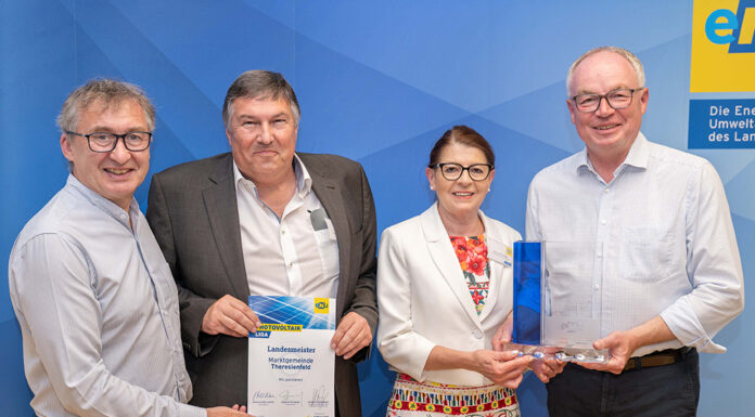 Theresienfeld ist Landesmeister bei Ökostrom-Zuwachs