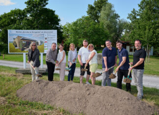 Spatenstich „Schlafen im Weingarten“ am Johanneshof in Tattendorf