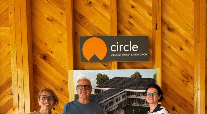 Rohbaubesichtigung circle: Ein Ort, der verbindet