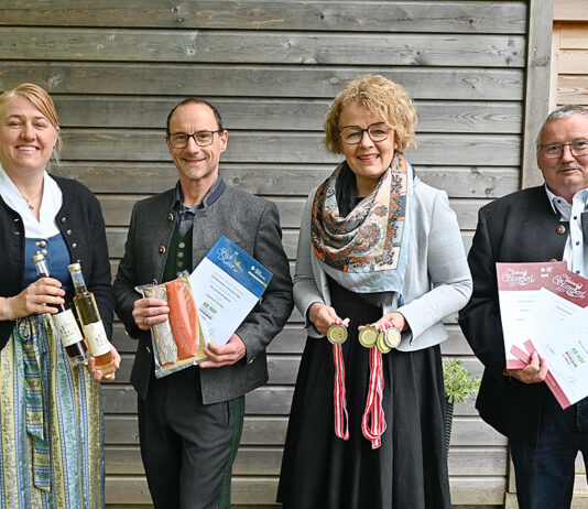 Bio-Fisch, Fleischspezialitäten und Edelbrände der Bergbauernschule Hohenlehen ausgezeichnet