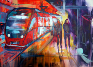 Kunst auf Schienen in der Rathausgalerie in St. Pölten