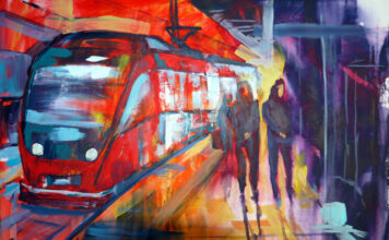 Kunst auf Schienen in der Rathausgalerie in St. Pölten